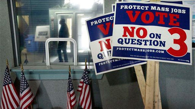 Voters considering ban on casinos in Massachusetts