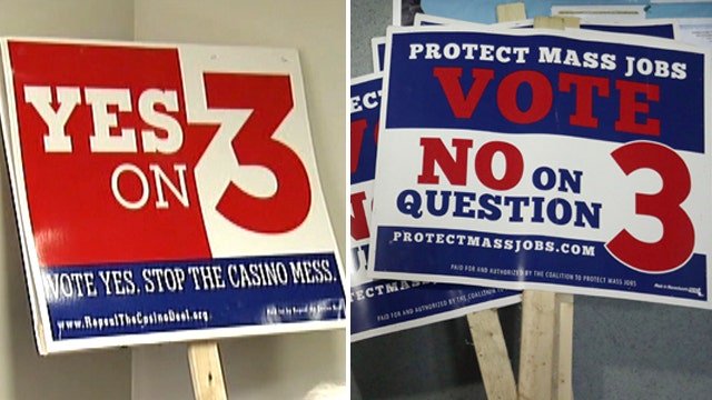 Fate of Massachusetts gambling to be decided on Election Day
