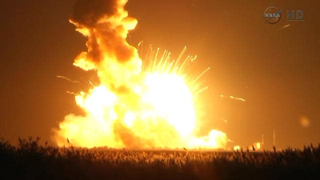Unmanned NASA rocket explodes on launch