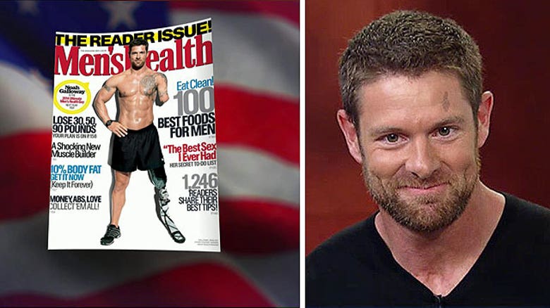 A Wounded Warriors Inspirational Journey to the Cover of Mens.