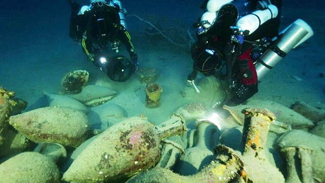 Divers unearth shipwreck from Roman Empire