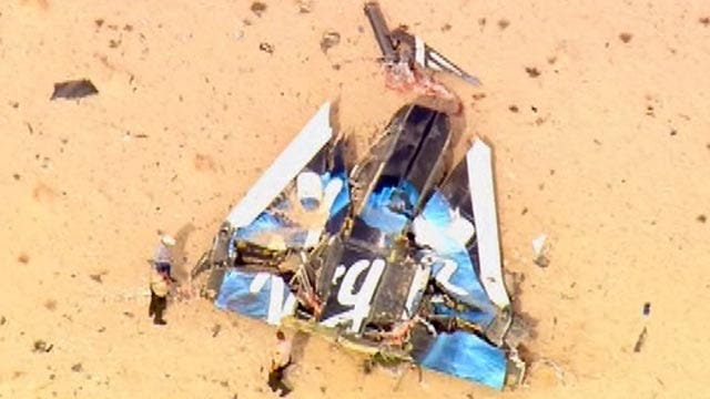Test flight of Virgin Galactic rocket crashes in CA desert