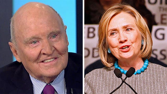 Jack Welch on Hillary Clinton's anti-business comments