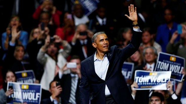 President Obama makes final push for Democratic candidates