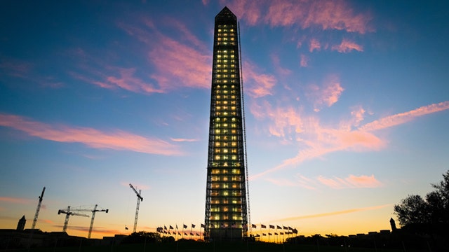 Lights out at Washington Monument