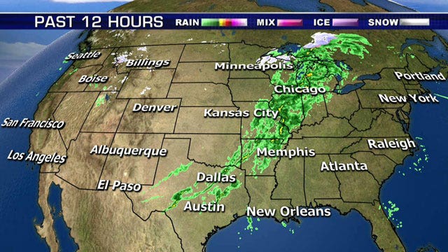 National forecast for Wednesday, November 6