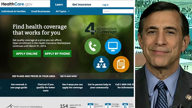 Issa: ObamaCare site was a failure that 'they knew about'