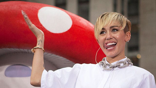 Miley Cyrus designs new wild & wacky website