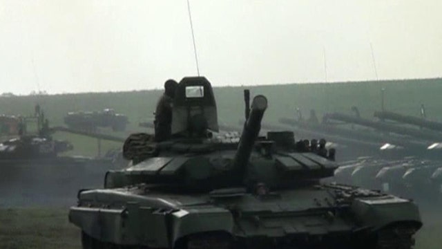 Russia accused of sending tanks across Ukraine border
