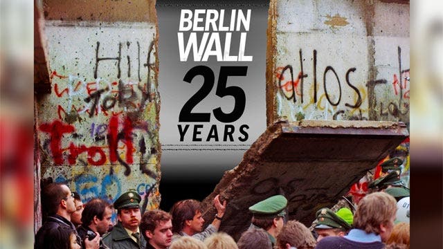 Marking the 25th anniversary of the fall of the Berlin Wall