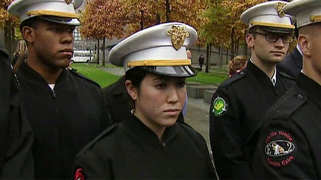 Cadets from West Point visit Ground Zero