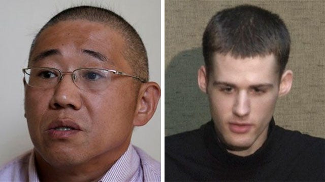 North Korea releases two captured U.S. citizens