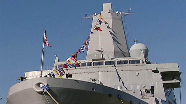 USS New York salutes Veterans Day