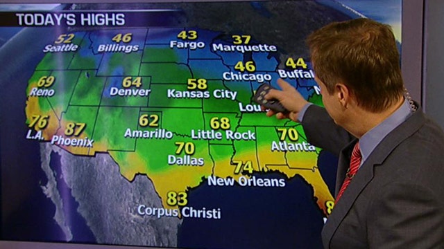 National forecast for Sunday, November 10