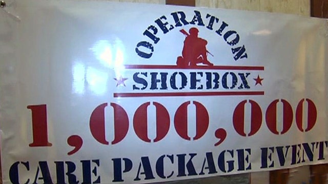 Operation Shoebox to send 1 millionth care package to troops