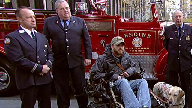 FDNY helps disabled vets get track chairs