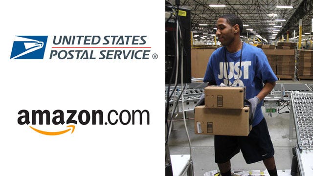 Amazon joins forces with USPS