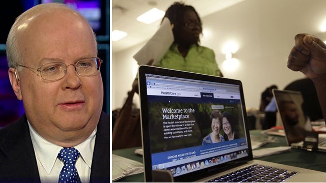 Rove on dismal signup numbers for ObamaCare enrollment