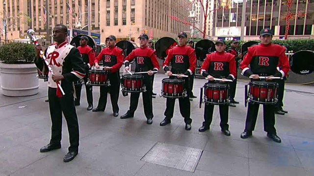 The Scarlet Knights Rutgers Drum Line