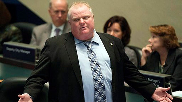 Toronto Mayor Rob Ford faces city council