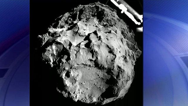 First surface picture released from probe on comet