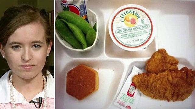 High school senior boycotts Obama school-served lunches