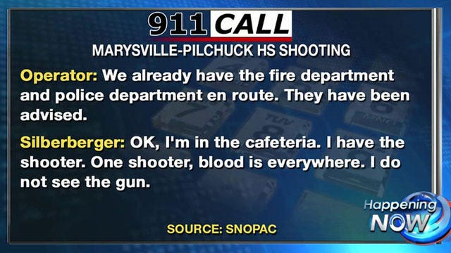 911 calls released from Washington school shooting