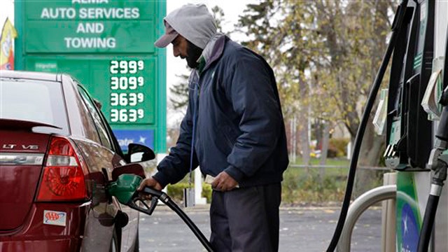 Gas prices hit lowest in three years