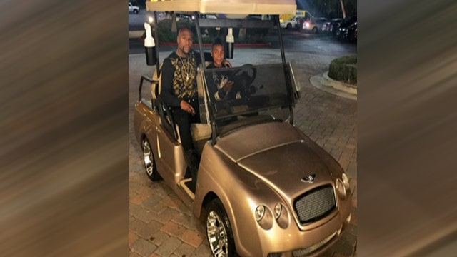 Mayweather buys son Bentley golf cart