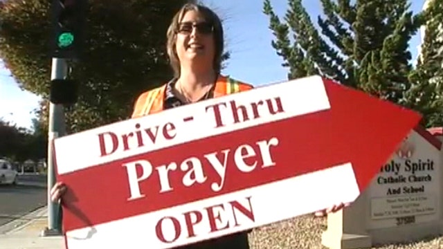 California church launches drive thru prayer service