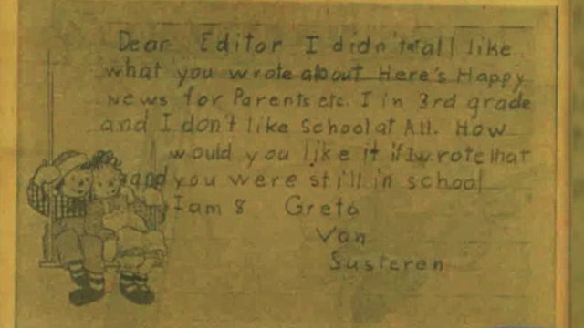 Greta: Speaking out since 3rd grade - and not always right