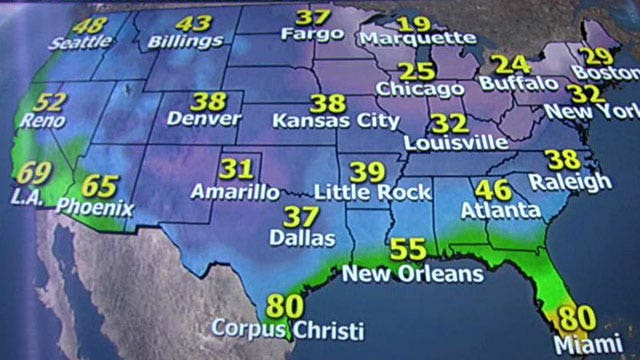 National forecast for Friday, November 22