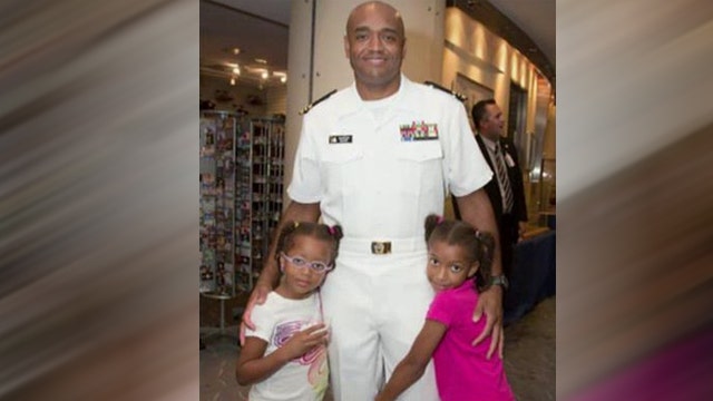 Sailor on stranger who bought daughter's birthday dinner