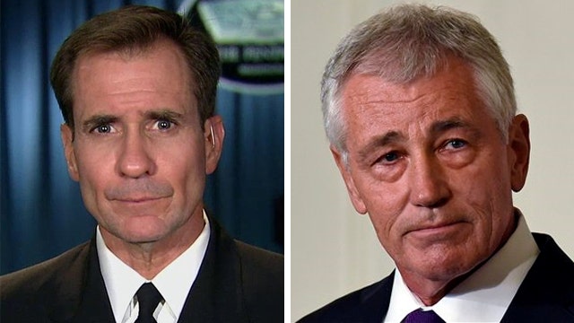 Kirby: Hagel decision does not alter mission against ISIS