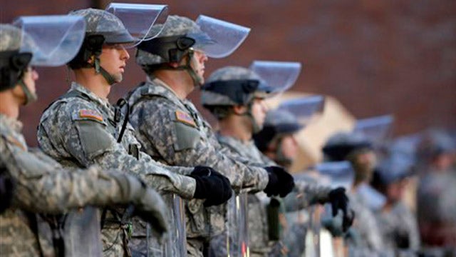 Why was the National Guard not in control in Ferguson?