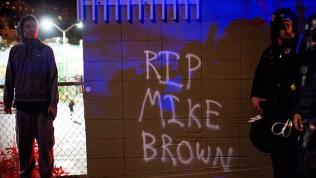 Why was Ferguson verdict announced at night?