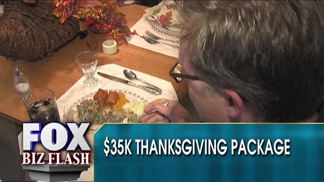 A Thanksgiving dinner for $35,000