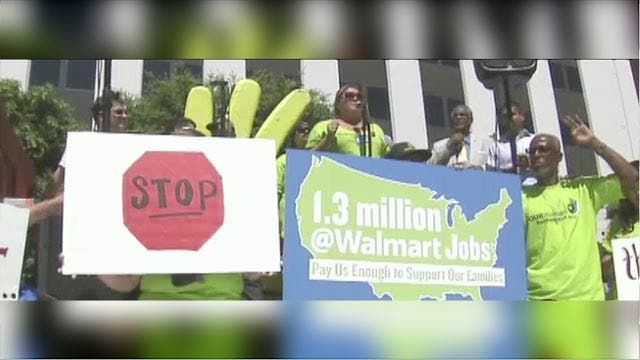 Union-backed protests expected at 1,600 Walmart stores