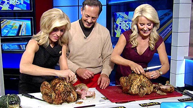 Thanksgiving turkey carve-off