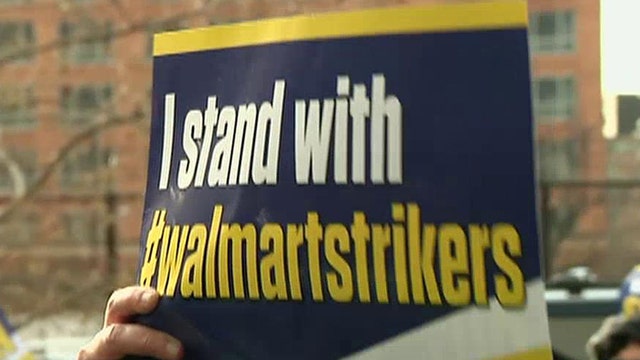 Union-backed Black Friday protests hit Walmart