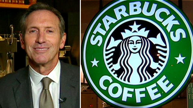 Uncut: Starbucks CEO Howard Schultz 'OTR'