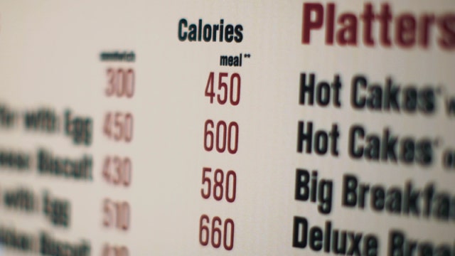 New FDA rules will put calorie counts on menus
