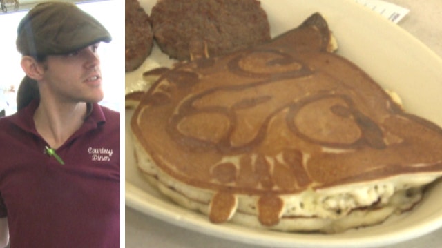 Pancake 'Picasso' turns hotcakes into works of art