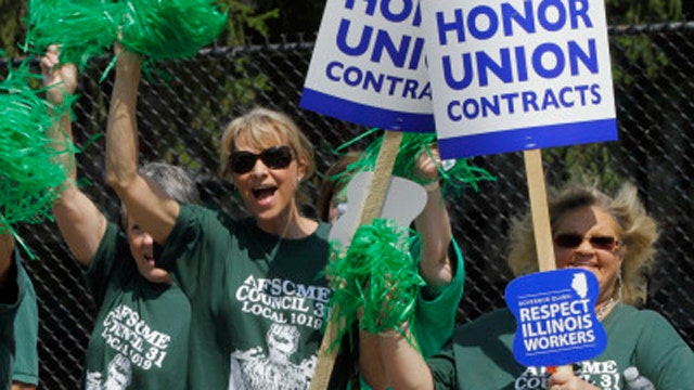 Unions threaten lawsuit over pension reform plan