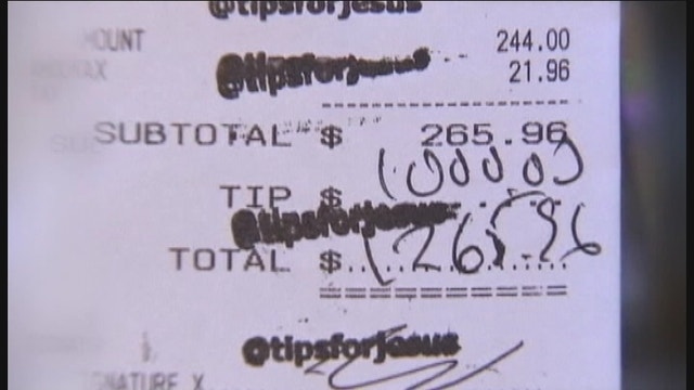 Mystery Tipper Leaves Thousands Of Dollars Around The Country