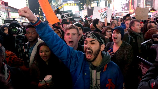 Protests erupt in NYC following decision on Garner case
