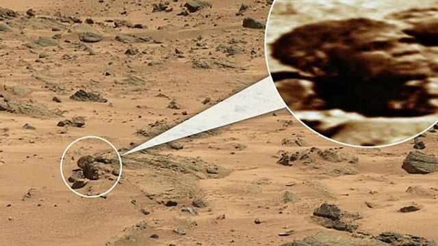 Rock shaped like President Obama snapped on Mars?