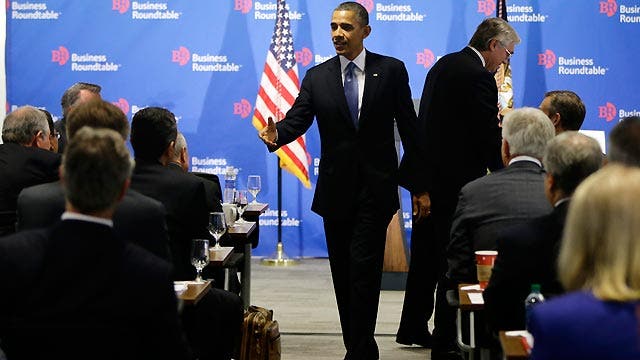 Obama lobbies big business as ‘fiscal cliff’ looms