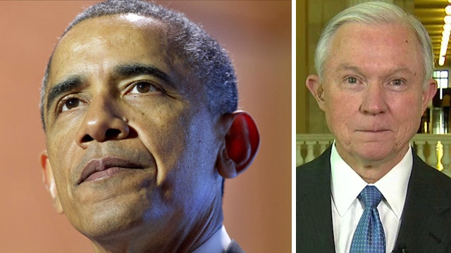 Sessions: Congress shouldn't fund 'unlawful' Obama order
