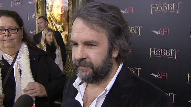 On the red carpet with 'Hobbit' stars